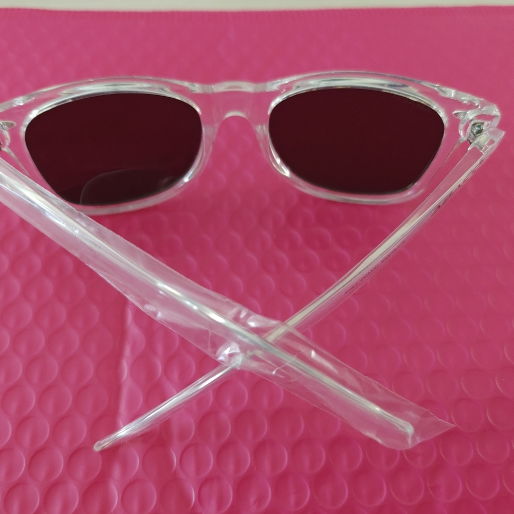 Abaco Sunglasses Unisex Laguna Crystal Clear Style Fire Mirror Polarized UV Lens - Picture 3 of 8